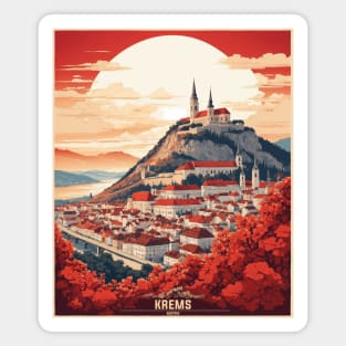 Krems Austria Vintage Travel Retro Tourism Magnet